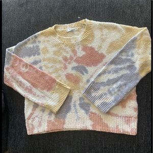 MADEWELL WESTFORD TIE DYE PULLOVER SWEATER